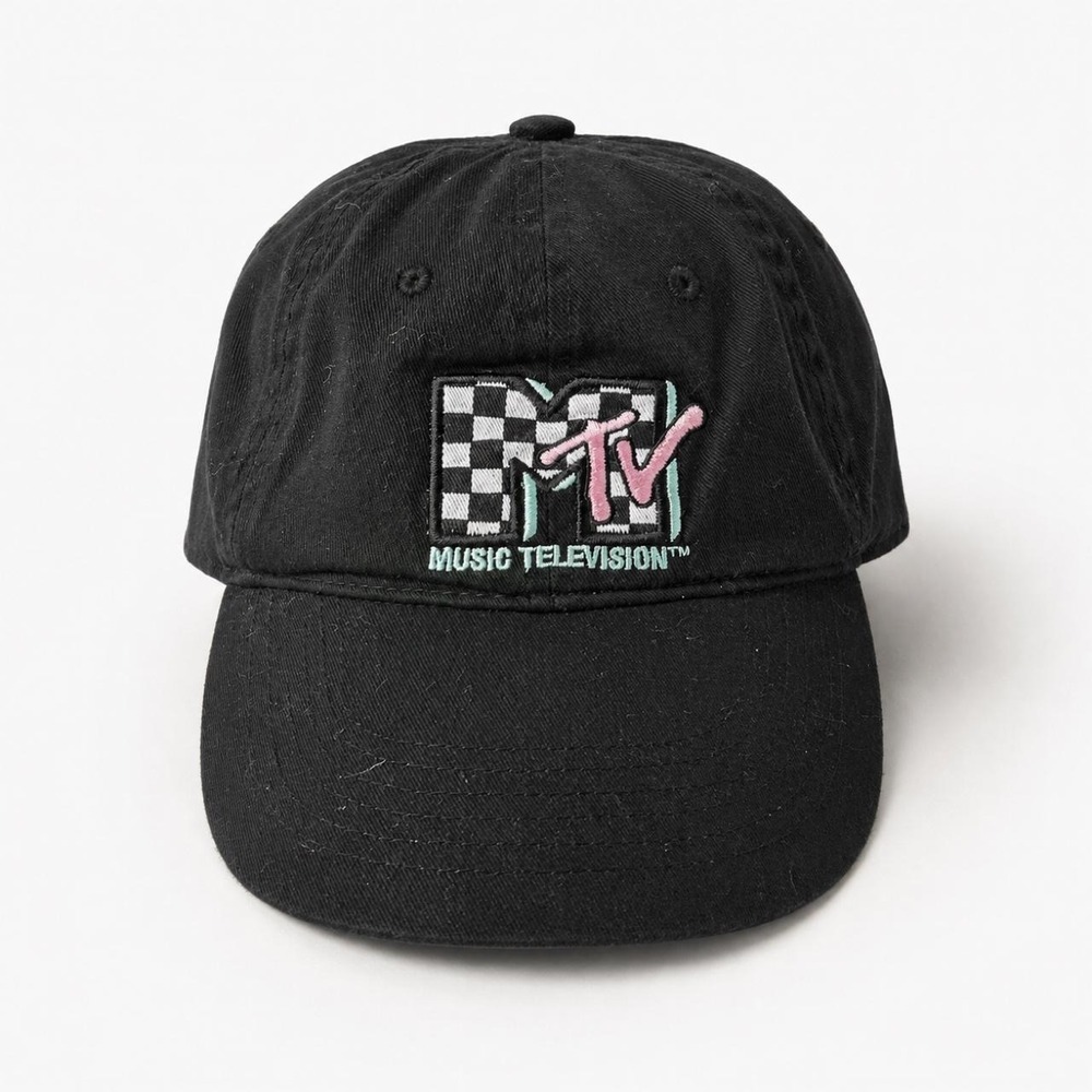Retro MTV music television dad snapback hat